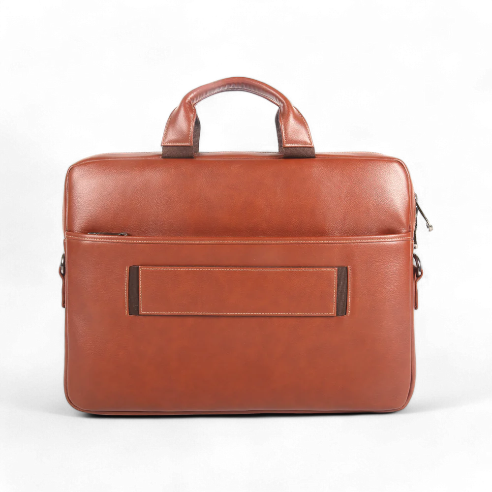Elan Slim Laptop Bag - Tan (EFSLB-4191-TN)