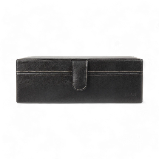 Elan 4 Watch Case Black - PU Foam (Non Leather)