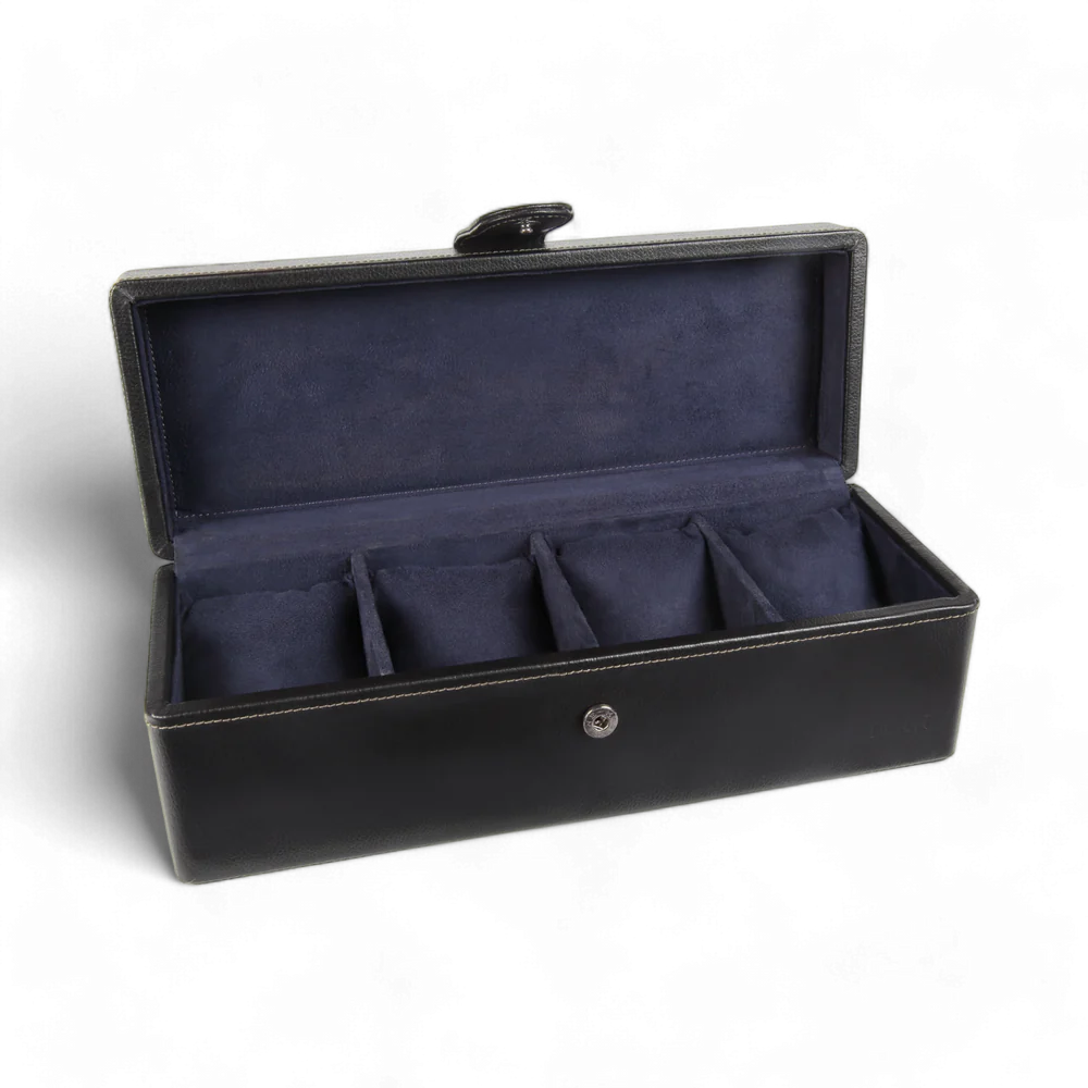 Elan 4 Watch Case Black - PU Foam (Non Leather)