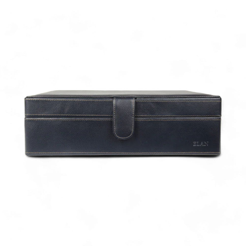 Elan 10 Watch Case Blue - PU Foam (Non Leather)