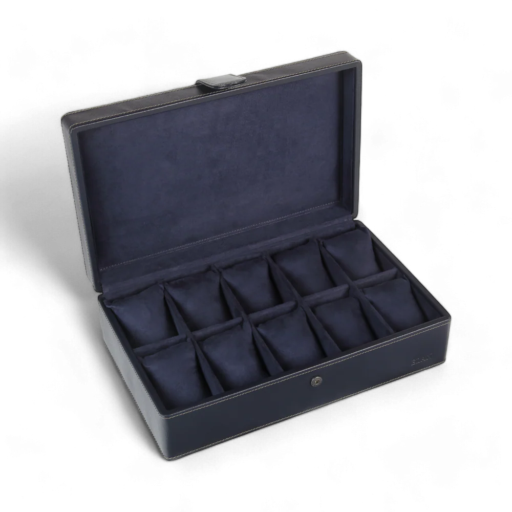Elan 10 Watch Case Blue - PU Foam (Non Leather)