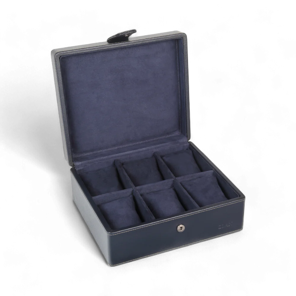 Elan 6 Watch Case Blue - PU Foam (Non Leather)