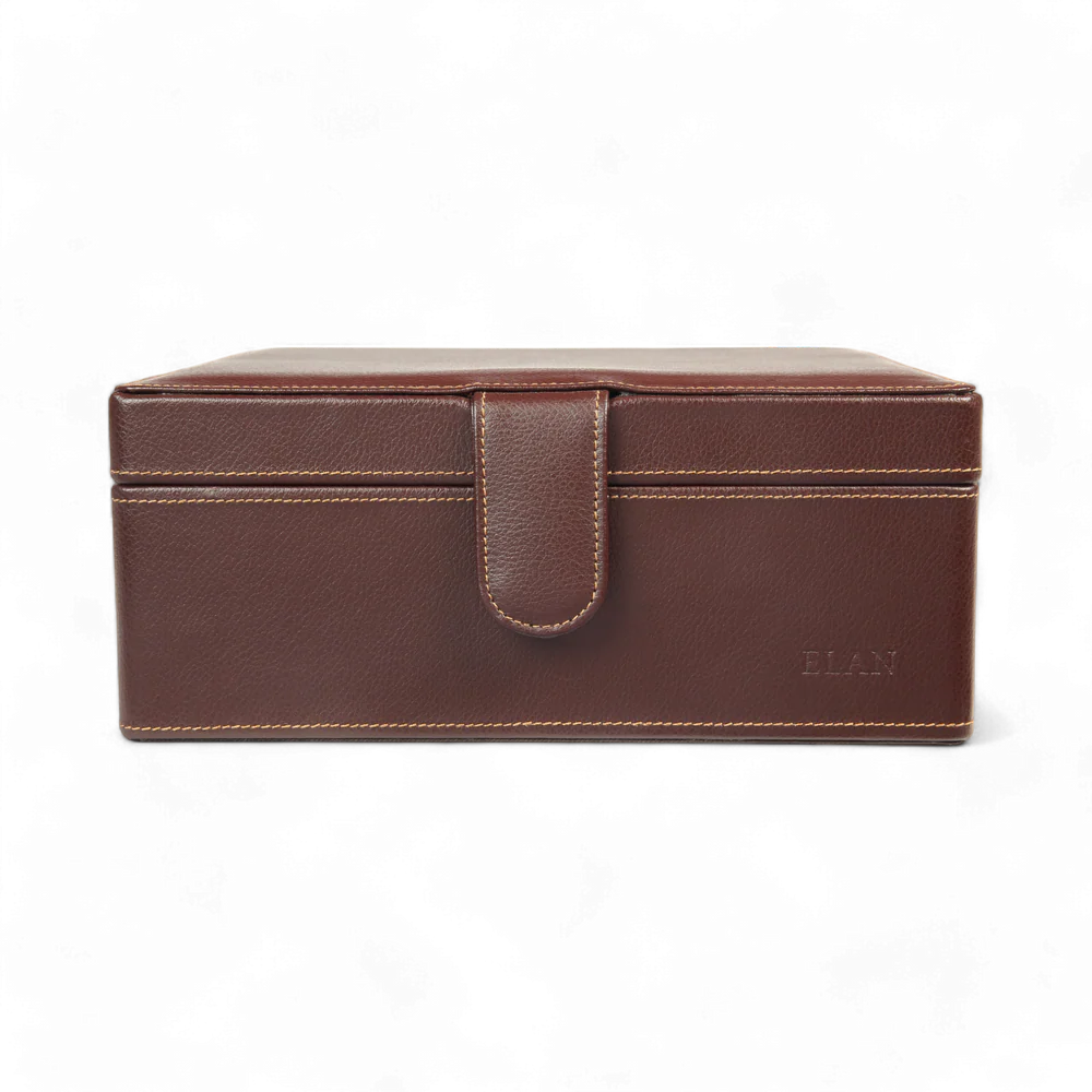 Elan 6 Watch Case Brown - PU Foam (Non Leather)