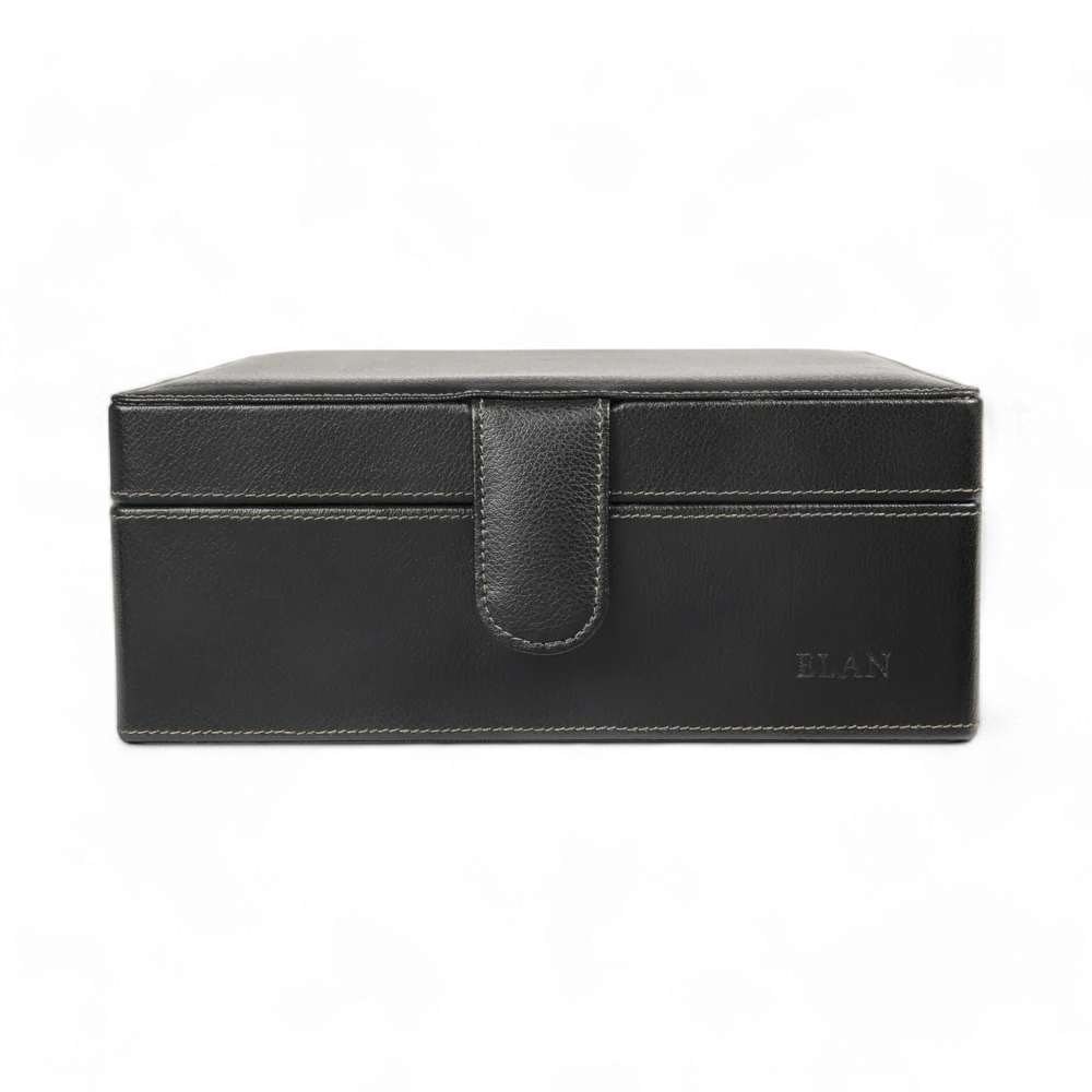 Elan 6 Watch Case Black - PU Foam (Non Leather)