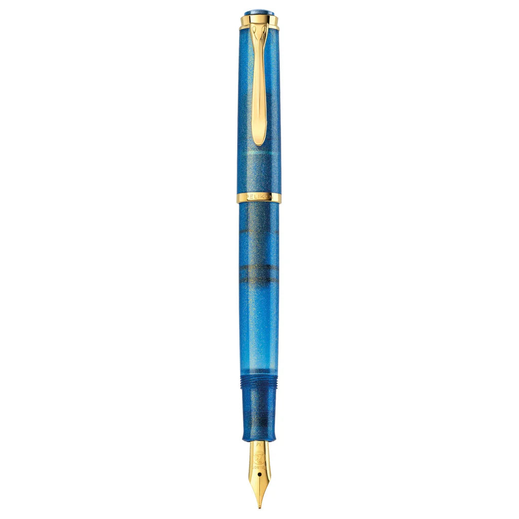 Pelikan Classic M200 Golden Lapis Fountain Pen (Special Edition)