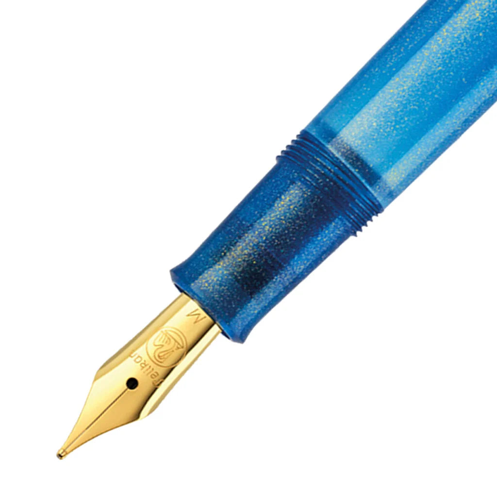 Pelikan Classic M200 Golden Lapis Fountain Pen (Special Edition)