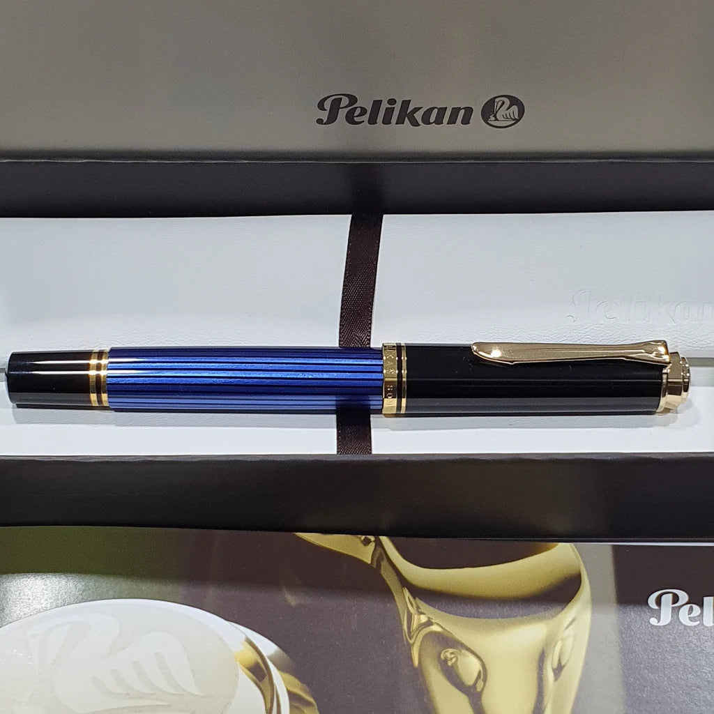 Pelikan Souvean M400 Black Blue Fountain Pen