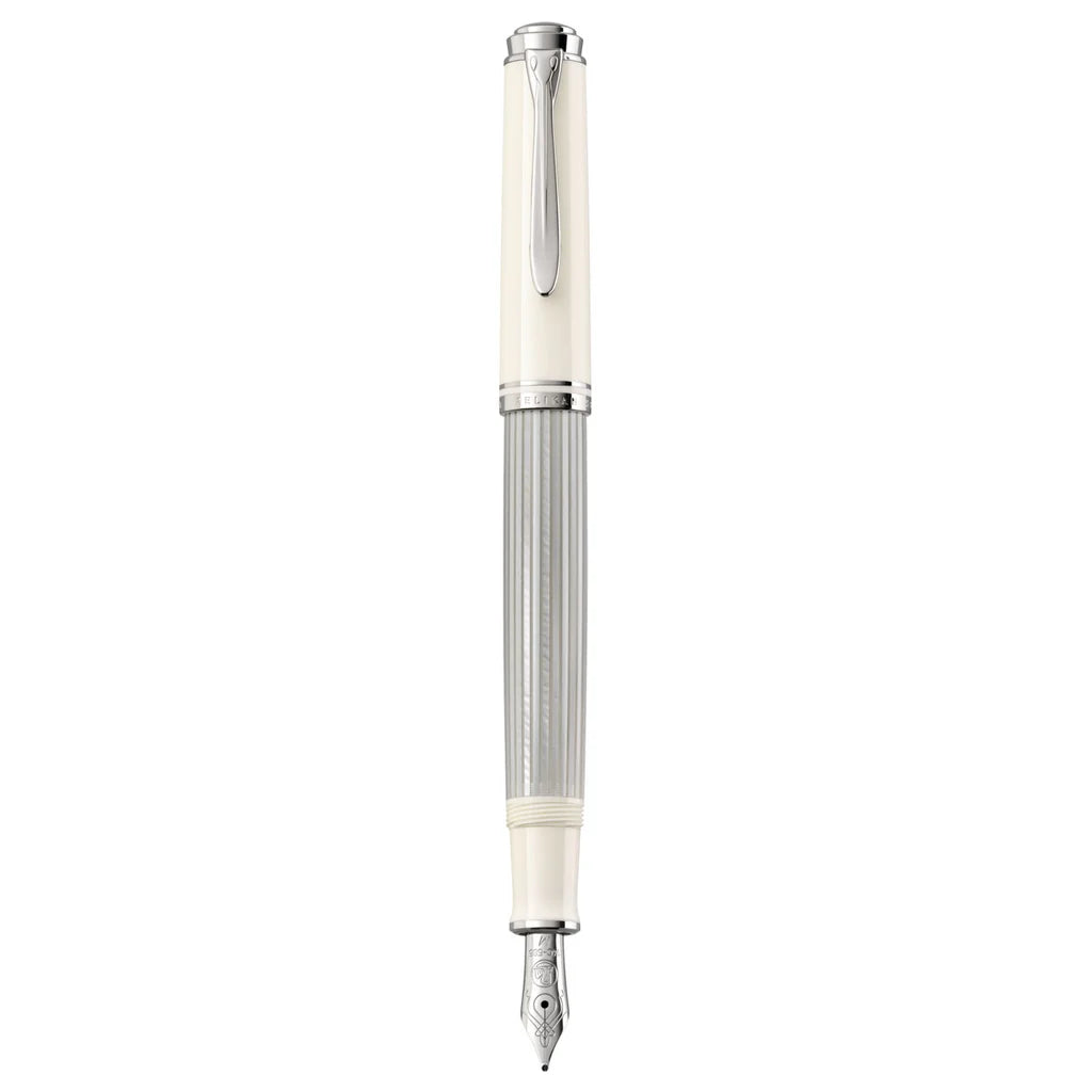 Pelikan Souveran M405 White Silver Fountain Pen