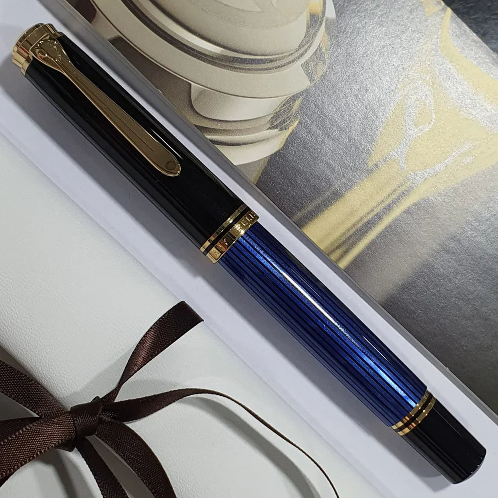 Pelikan Souveran M600 Black Blue Fountain Pen