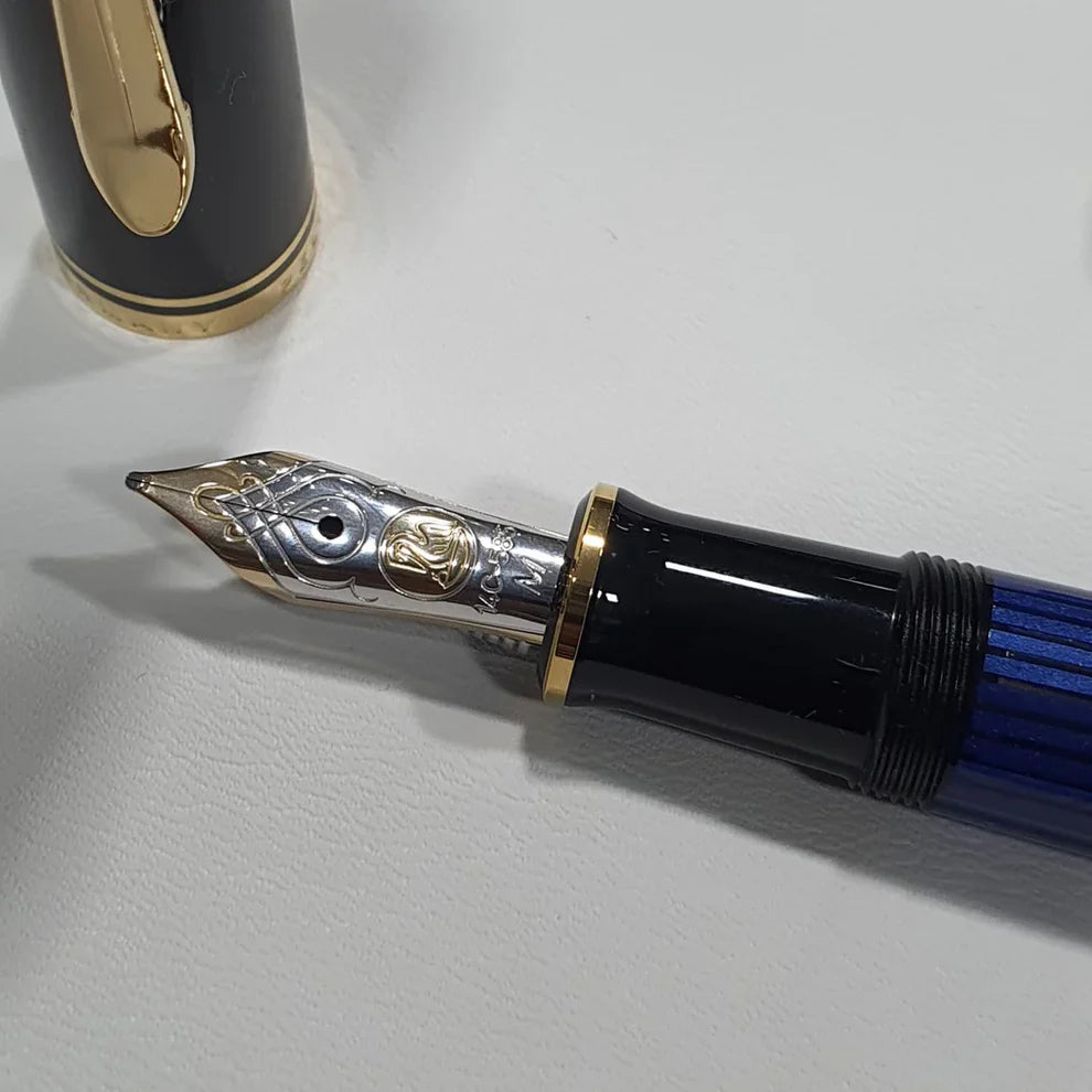 Pelikan Souveran M600 Black Blue Fountain Pen