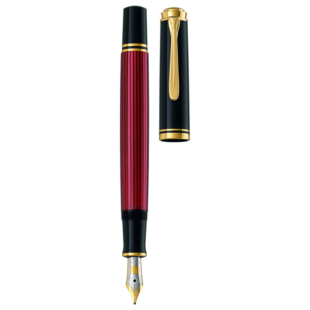 Pelikan Souveran M600 Black Red Fountain Pen
