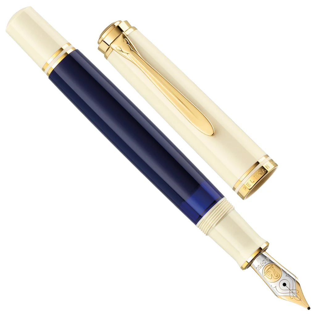 Pelikan Souveran M800 Cream Blue Fountain Pen (Limited Edition)