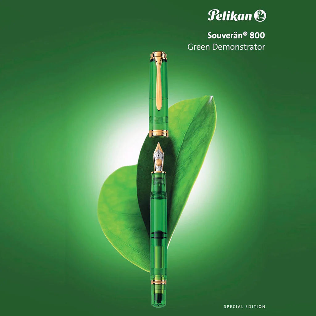 Pelikan Souveran M800 Green Demonstrator Fountain Pen (Limited Edition)