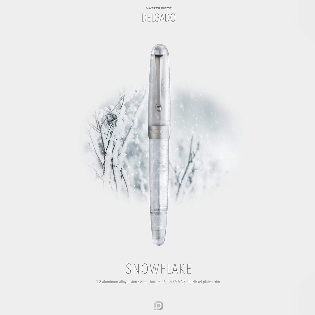 Penlux Masterpiece Delgado Snowflake Fountain Pen