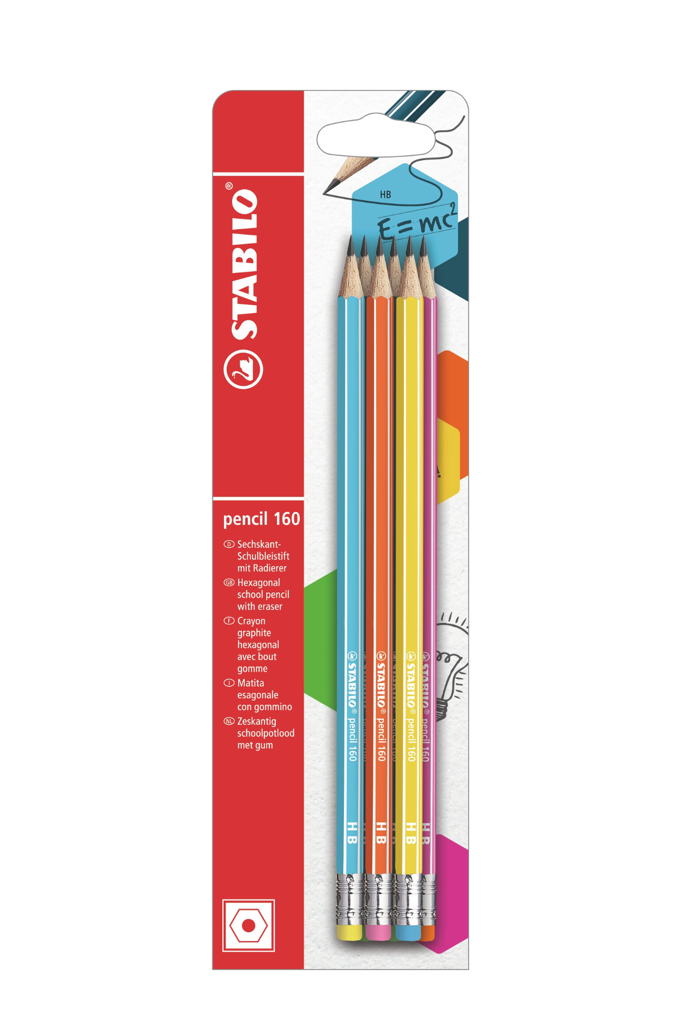 Stabilo Pencil 160-Hb Pack Of 6 Blister