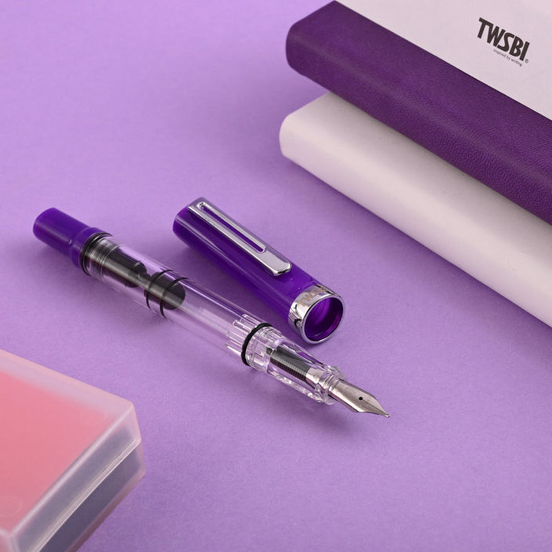 TWSBI Eco T Eggplant Fountain Pen