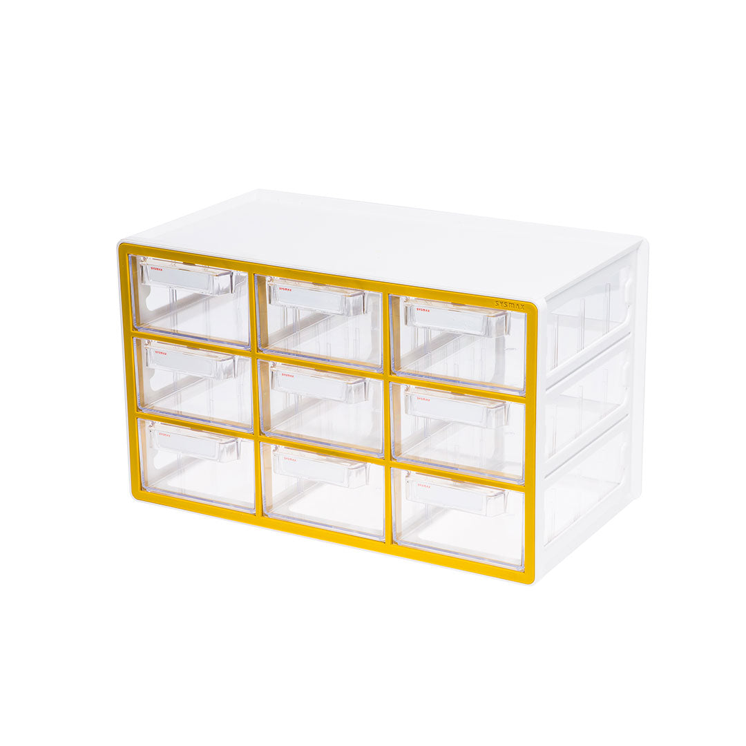 Sysmax | Multi Utility Storage Box | 9 Drawers | Organizer