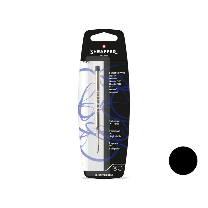 Sheaffer K Style Ball Refill - Black