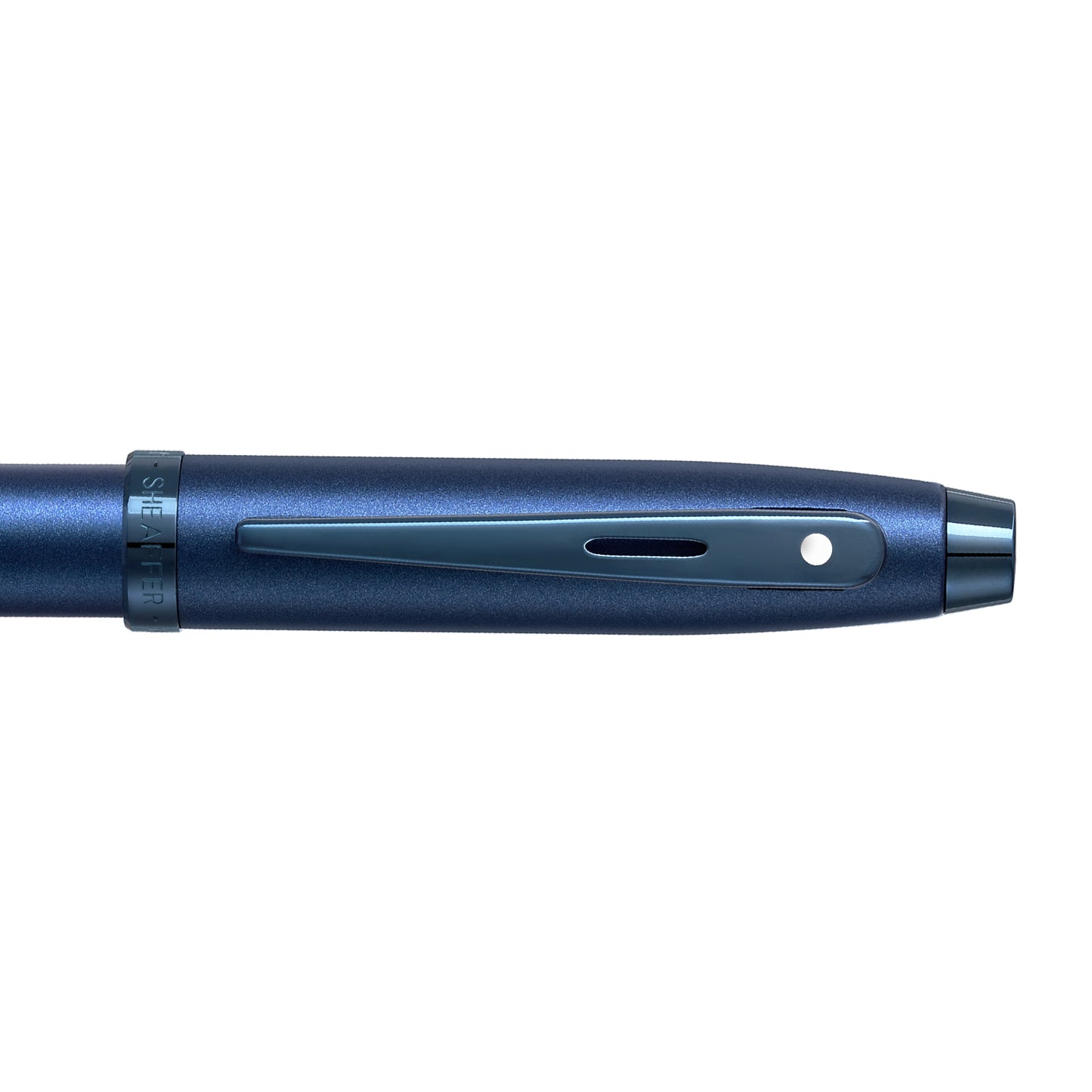 Sheaffer 100 Satin Blue Fountain Pen - Medium Nib
