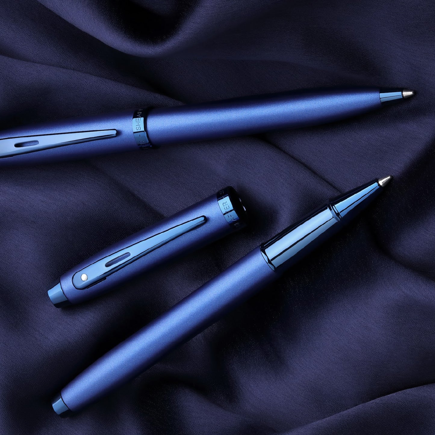Sheaffer 100 Satin blue Roller Pen
