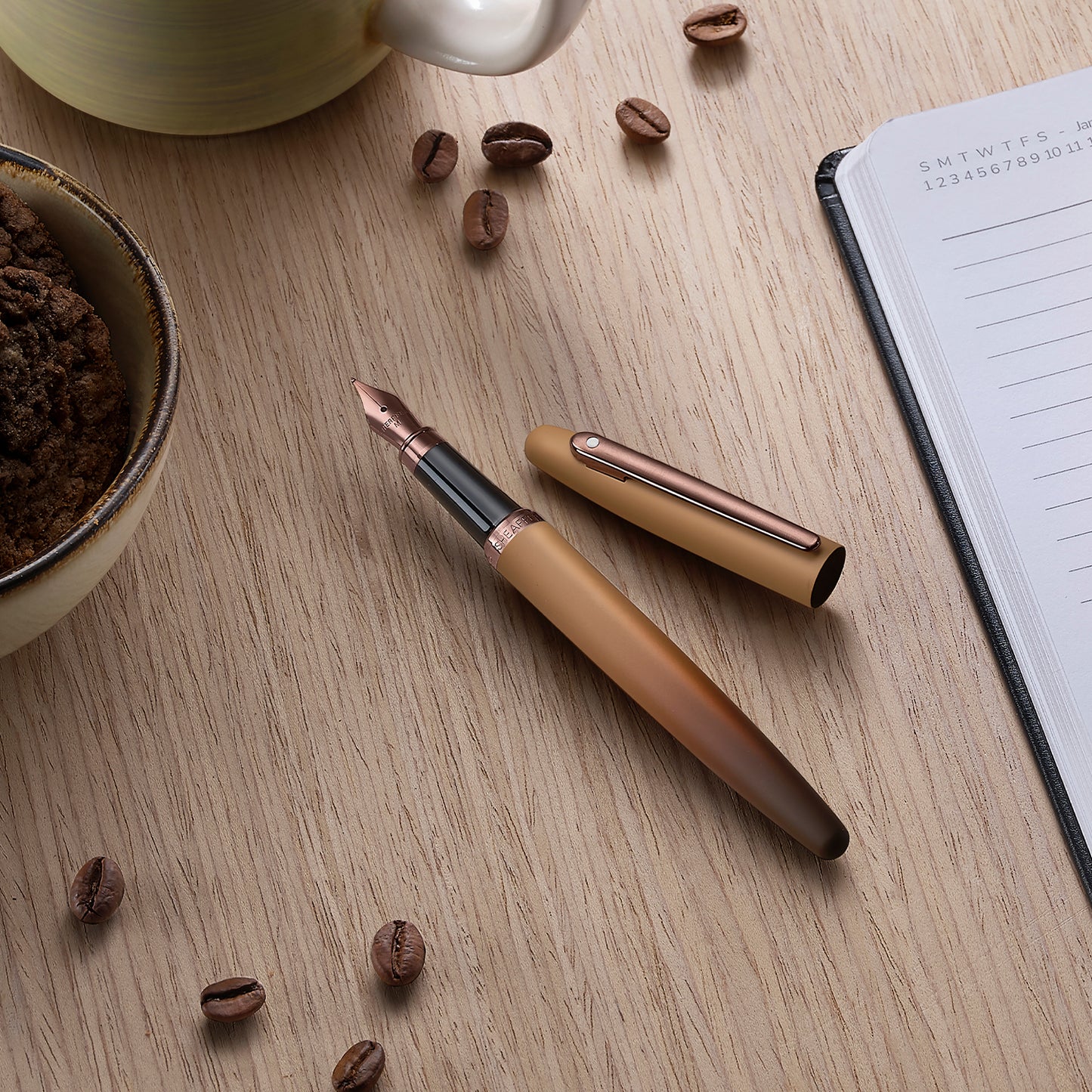 Sheaffer VFM Coffee Fountain Pen - Medium Nib