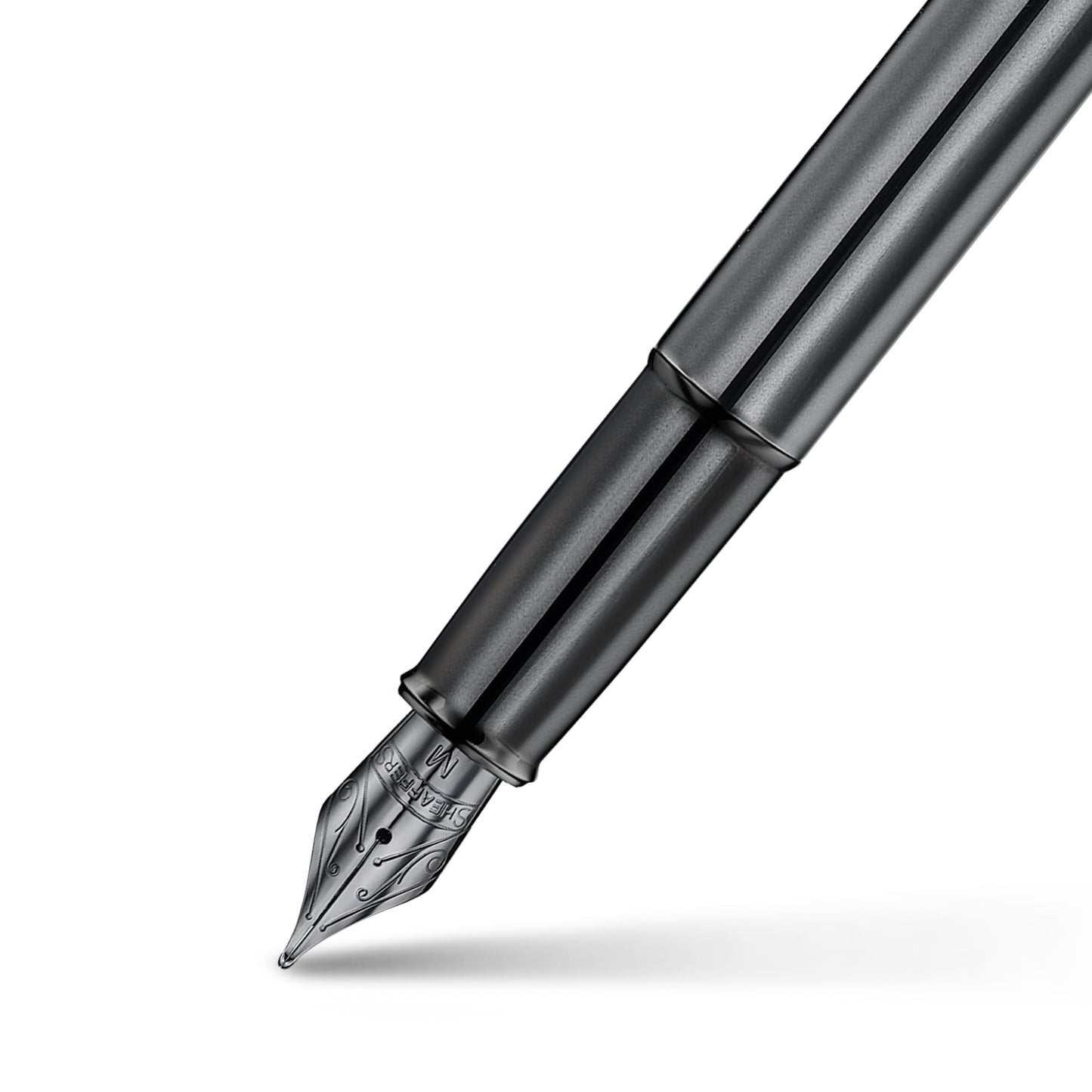 Sheaffer 100 Ionic Gunmetal Grey Fountain Pen - Medium Nib