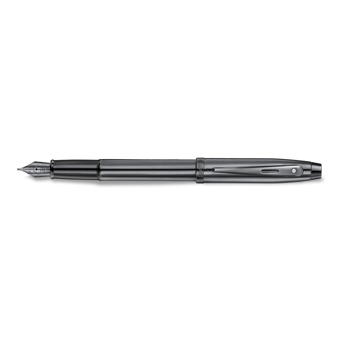 Sheaffer 100 Ionic Gunmetal Grey Fountain Pen - Medium Nib