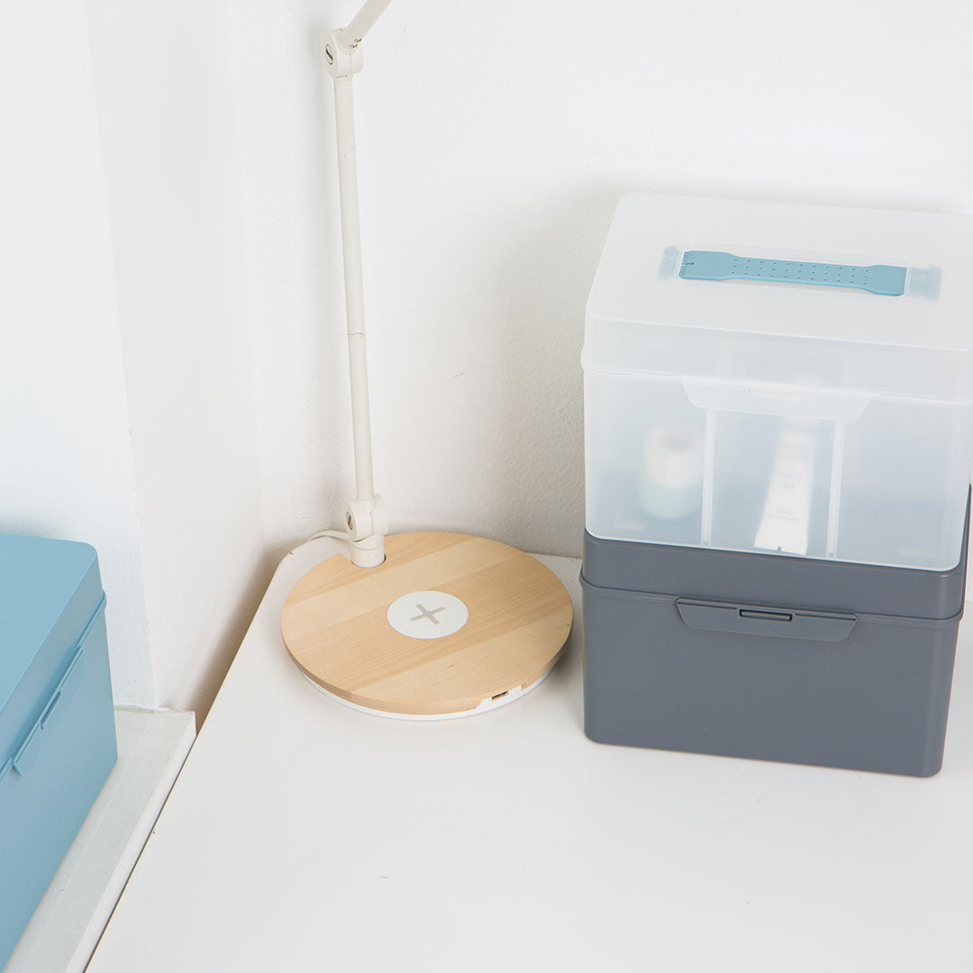 Litem My Cube Multi Utility Storage Box with Lid - Smog