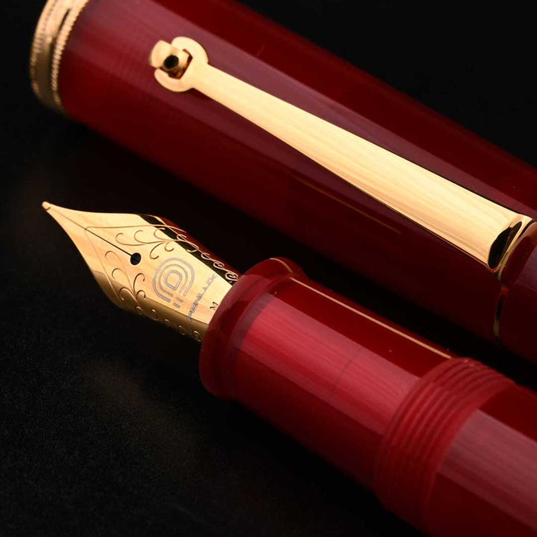Penlux Masterpiece Grande Daybreak Red Fountain Pen