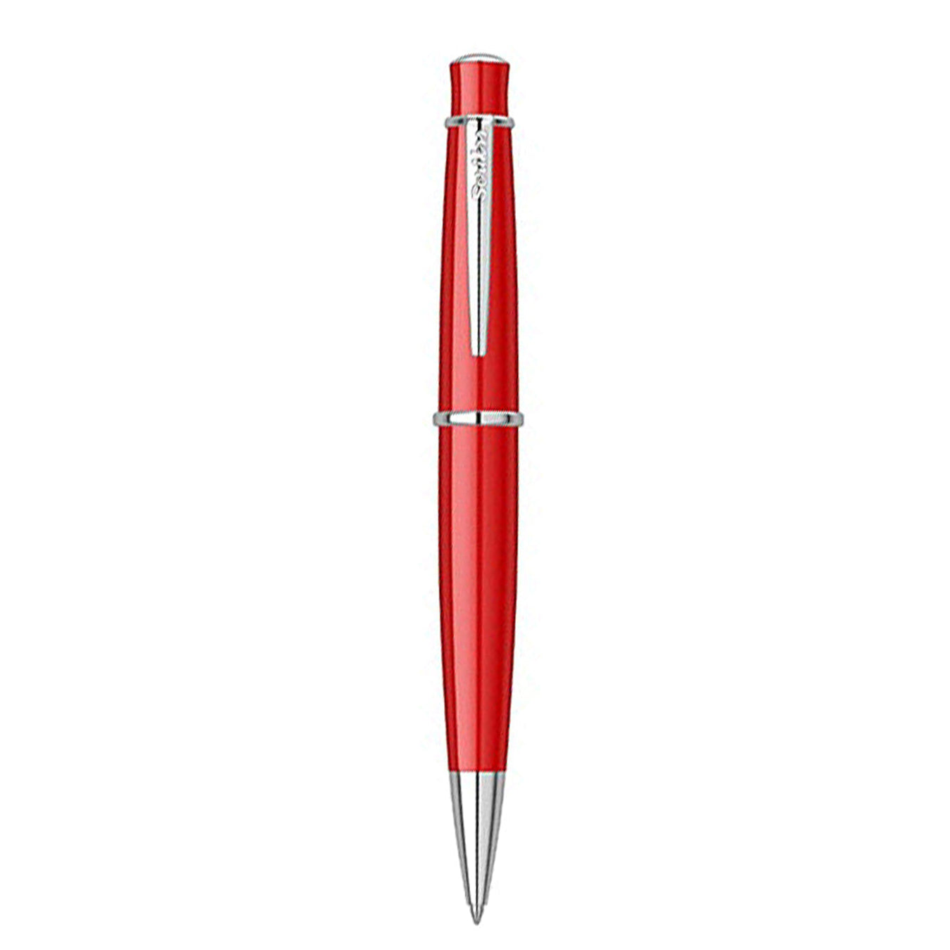 Scrikss Chic 62 Ballpoint Pen in Red CT on a white background