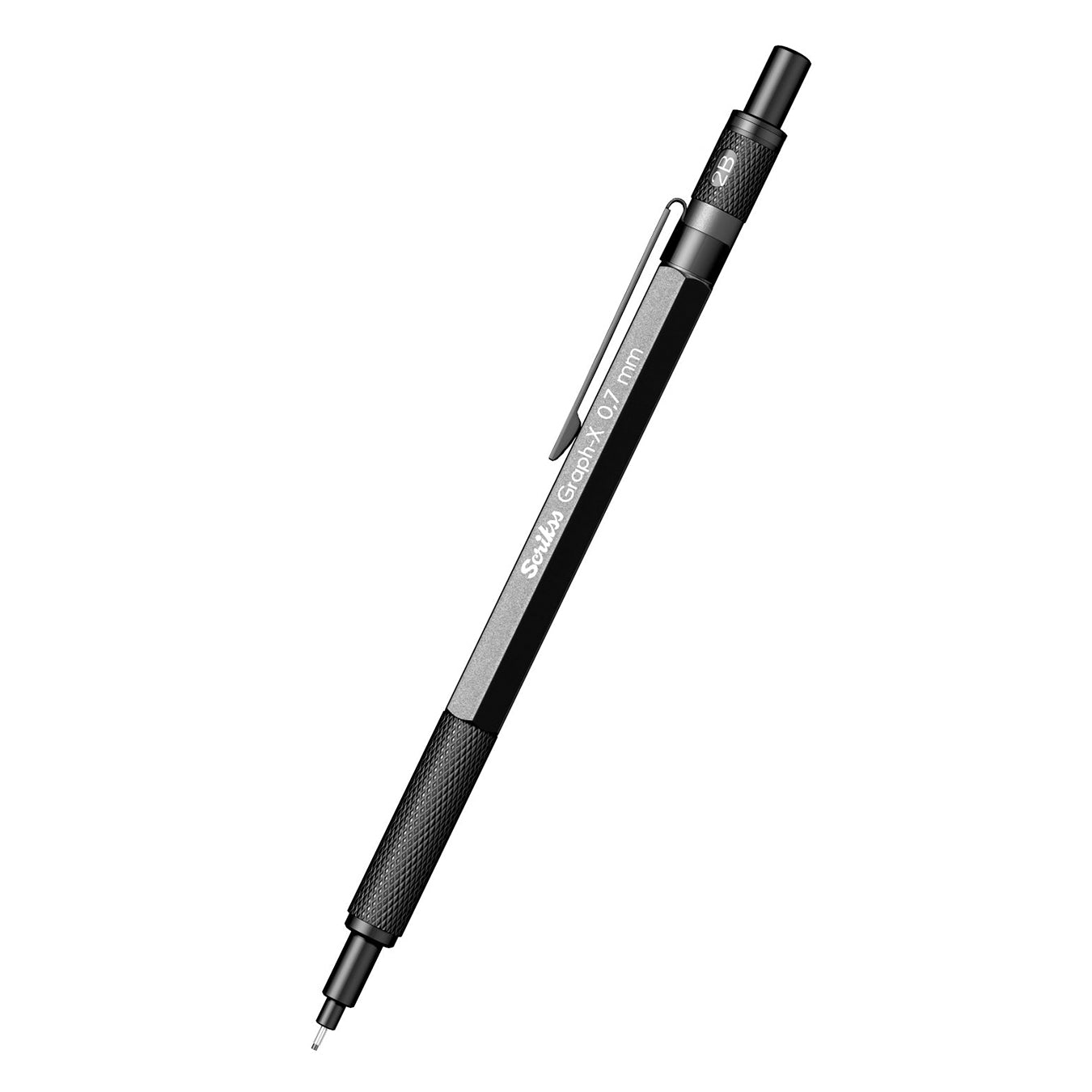 Scrikss Graph-X 0.7mm Mechanical Pencil in Metallic Grey