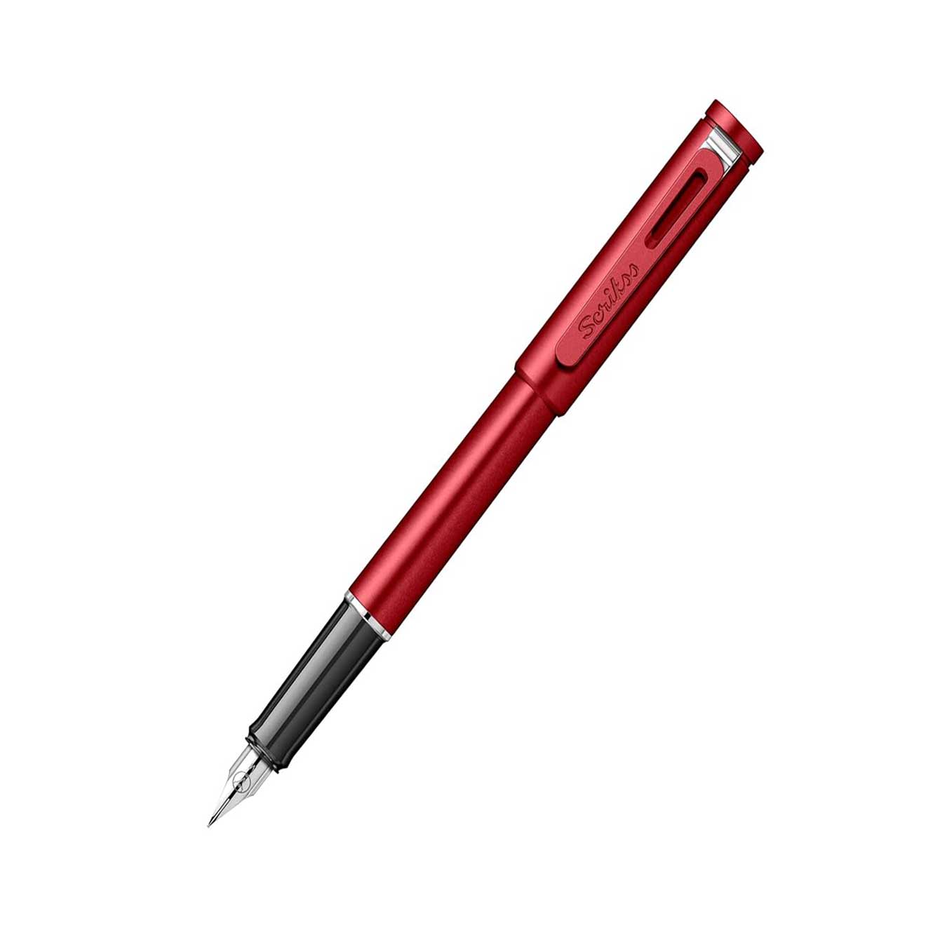 Scrikss Punto Series Medium Nib Fountain Pen in Burgundy