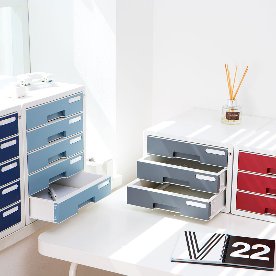 Sysmax | Lockable File Cabinet | 5 Drawers | Mint | Deluxe Color | For Office School & Hospital
