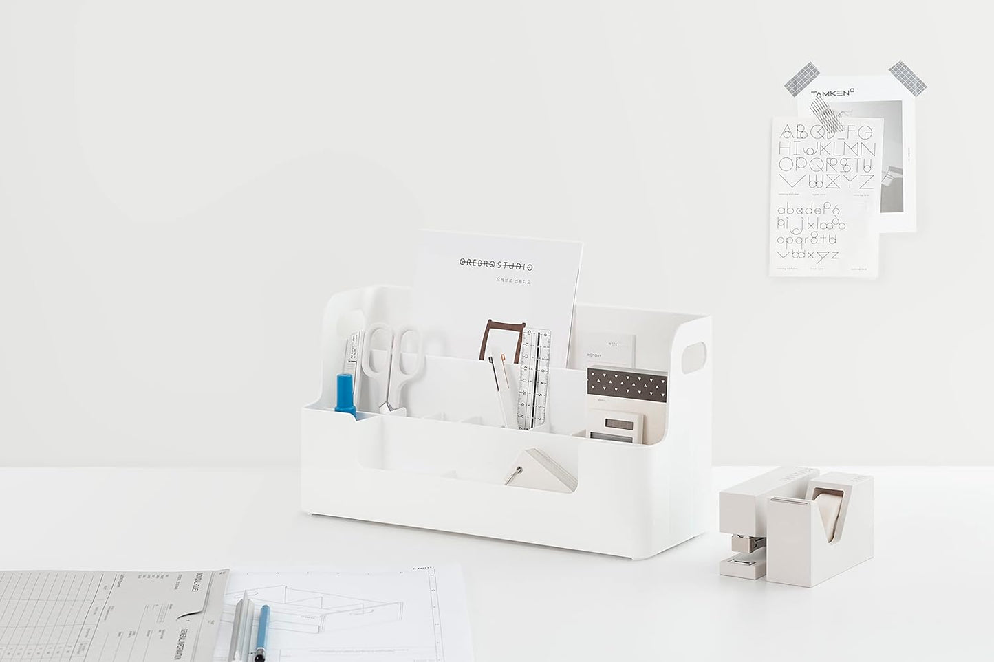Litem Neo Desk Organizer - White