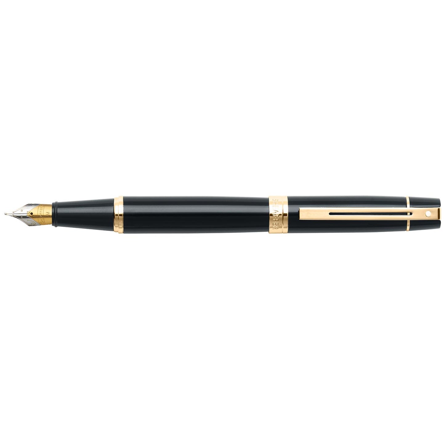 Sheaffer 300 Gloss Black GT Fountain pen - Medium Nib