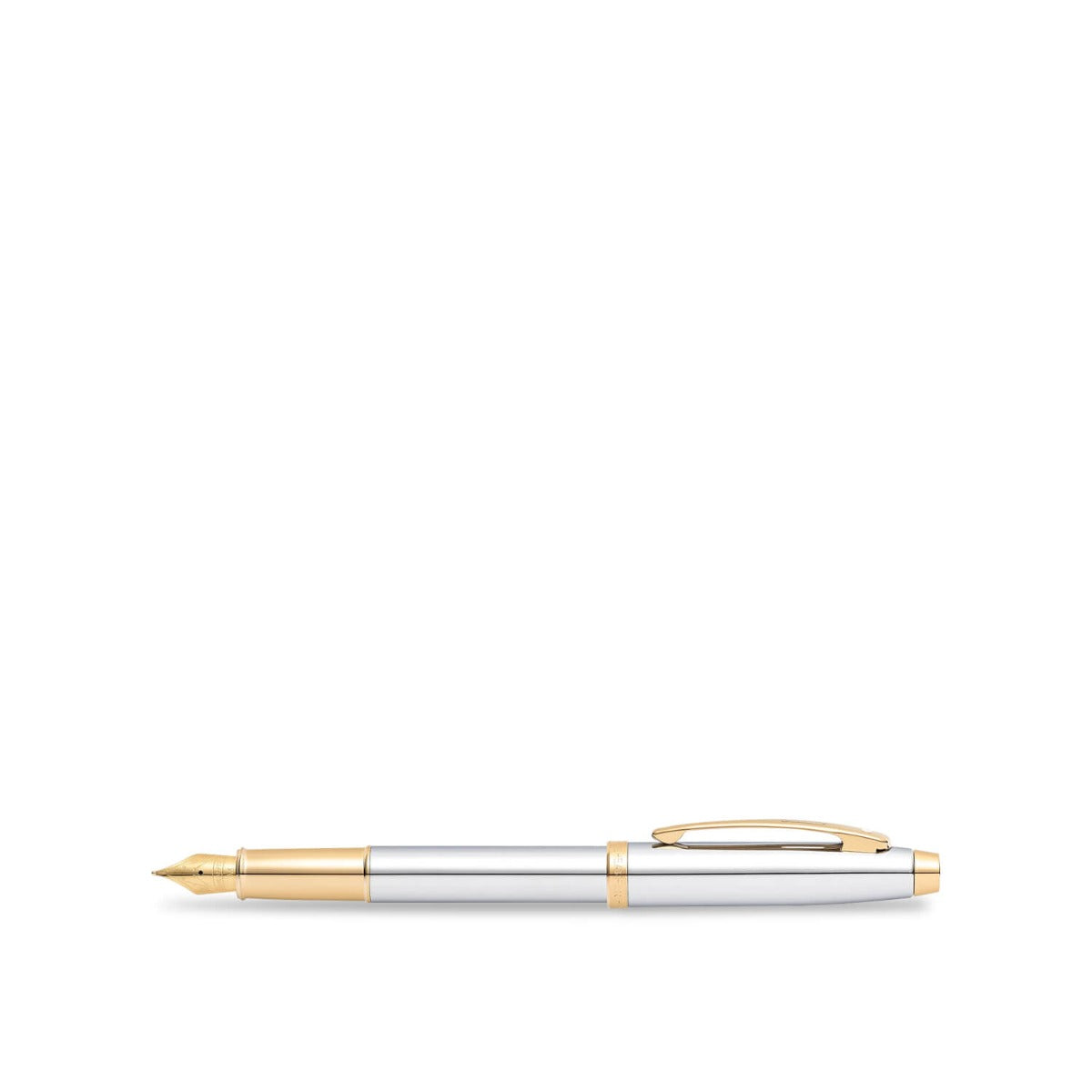 Sheaffer 100 Chrome Gold Fountain pen - Medium Nib