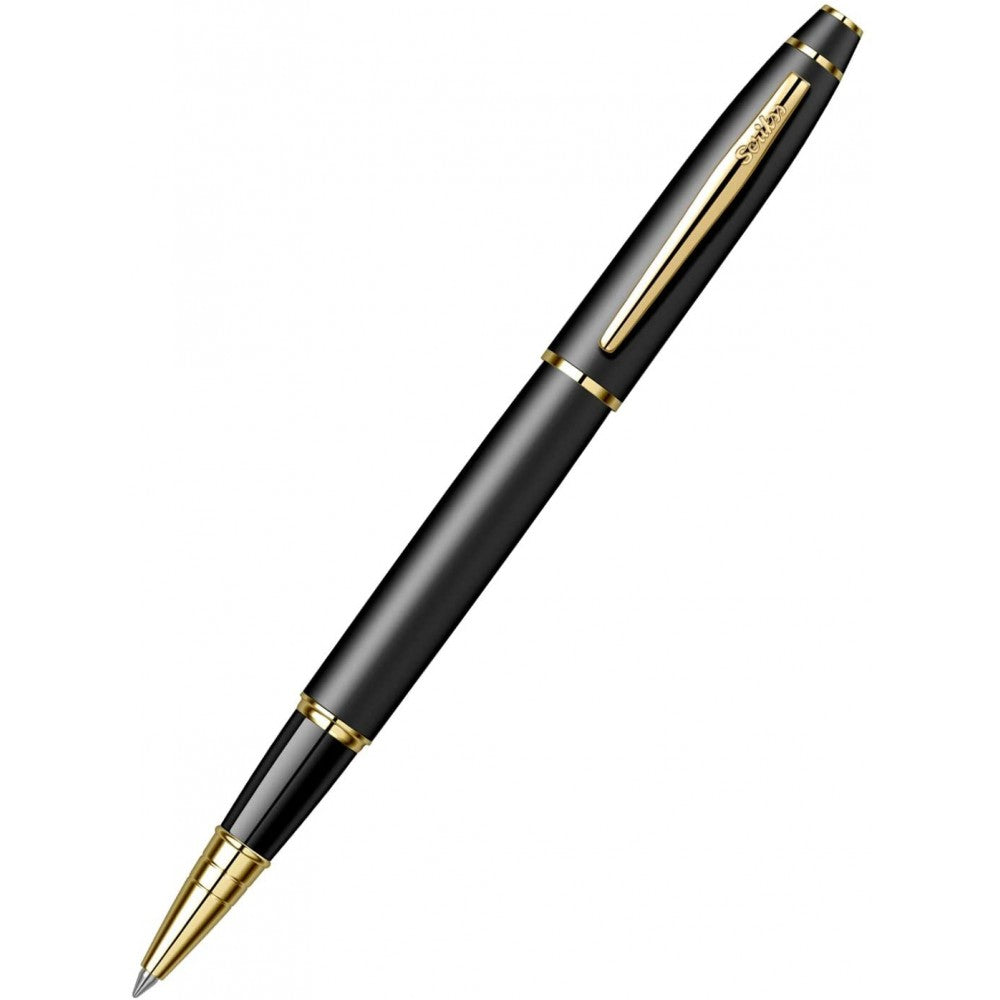 Scrikss Noble 35 Rollerball Pen - Matte Black GT