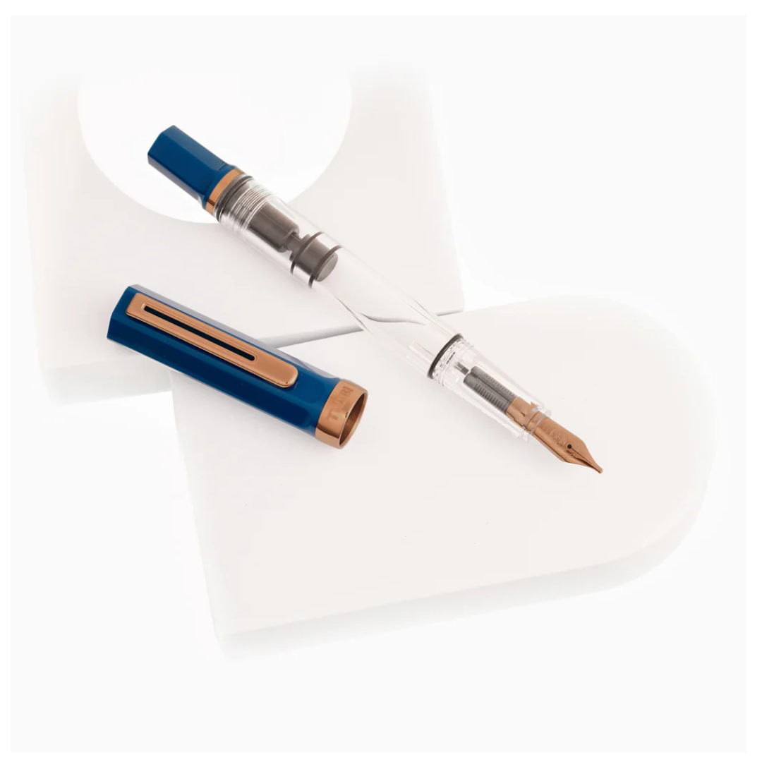 Twsbi Eco Blue Bronze Fountain Pen