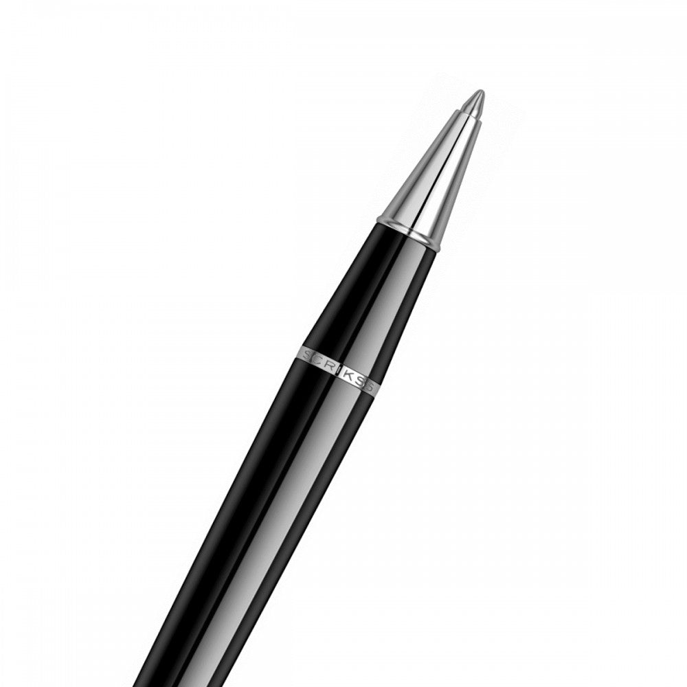 Scrikss Vintage 33 Rollerball Pen - Black CT