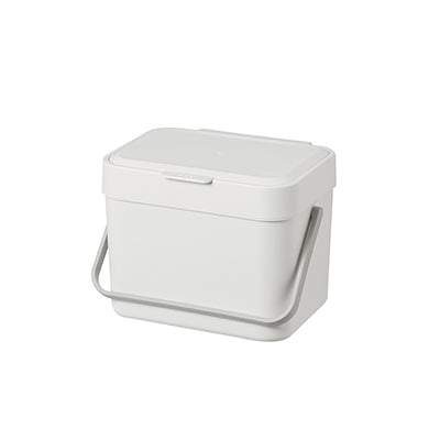 Litem Hanging Food Waste Bin with Basket-Ivory