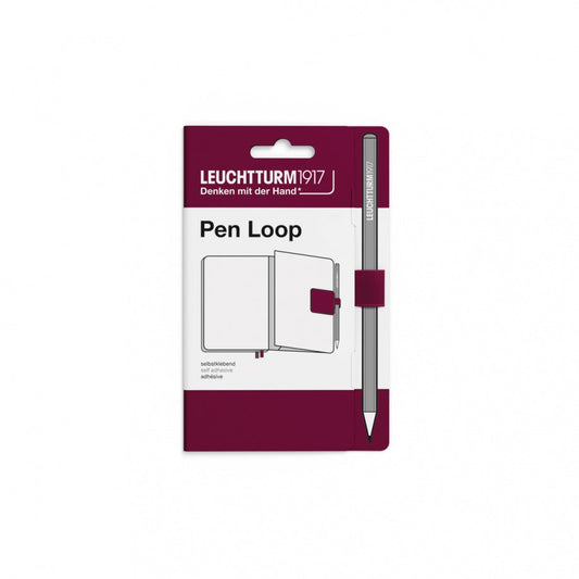 Leuchtturm1917 Pen Loop notebook port red