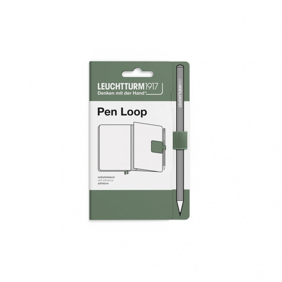 Leuchtturm1917 Pen Loop notebook in olive 
