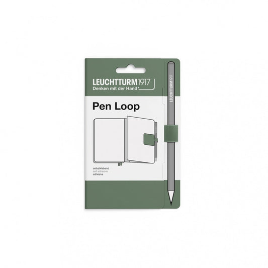 Leuchtturm1917 Pen Loop notebook in olive 
