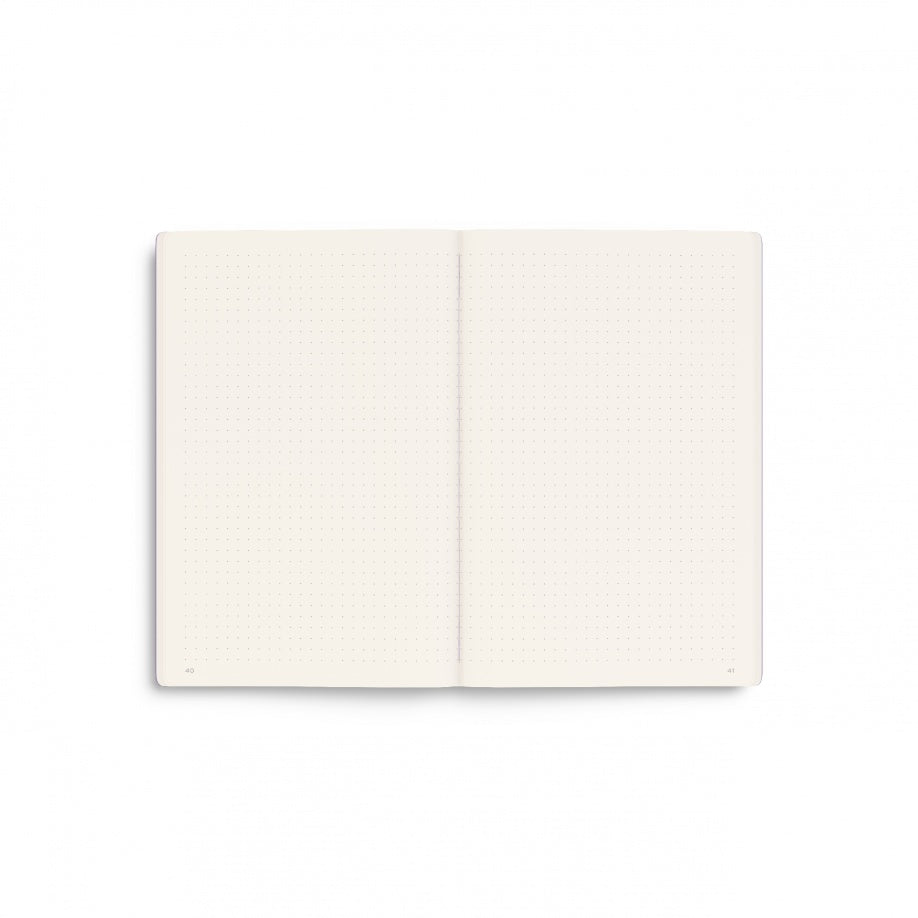 Jottbook pur (A5), 80 numbered pages, dotted