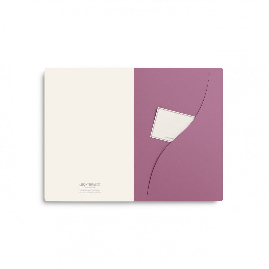  LEUCHTTURM1917 Jottbook A5, Pack of 3, Plain, Dusty Rose 