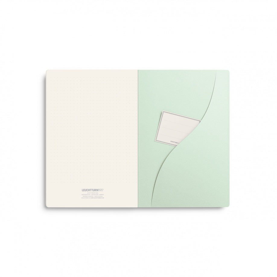 Jottbook pur (A5), 80 numbered pages, dotted, Mint Green leuchtturm1917