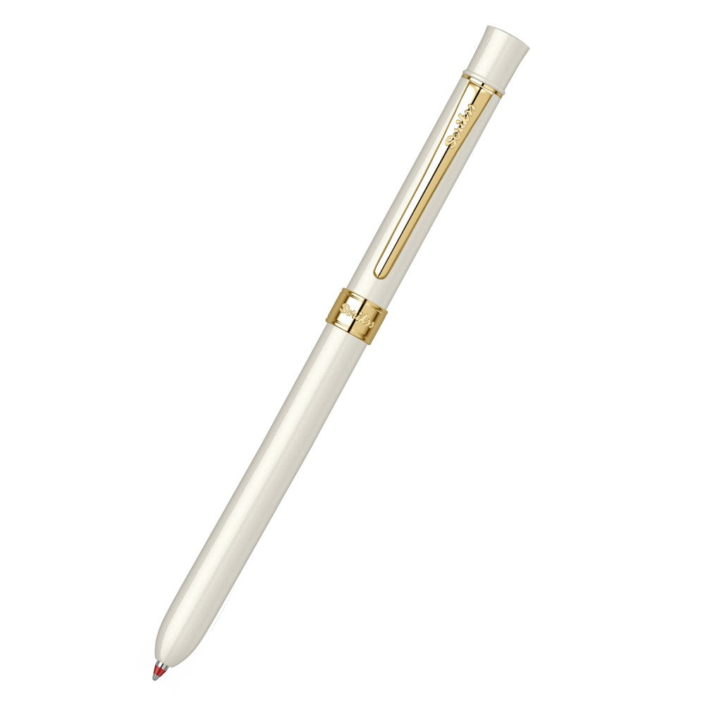 Scrikss Trio 93 Multi Function Pen - Ivory Gold GT