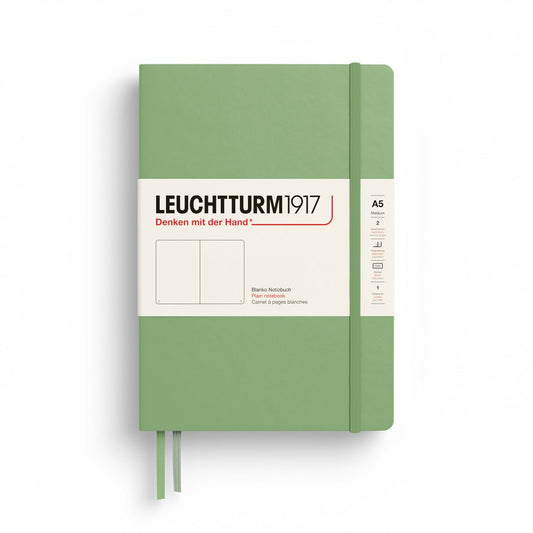 Leuchtturm1917 Plain Notebook 251 Pages A5 - Sage