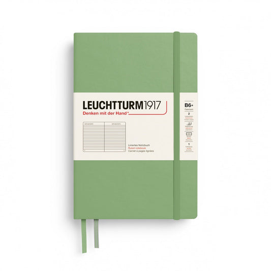 Leuchtturm1917 Ruled Notebook 219 Pages (B6+)  - Sage