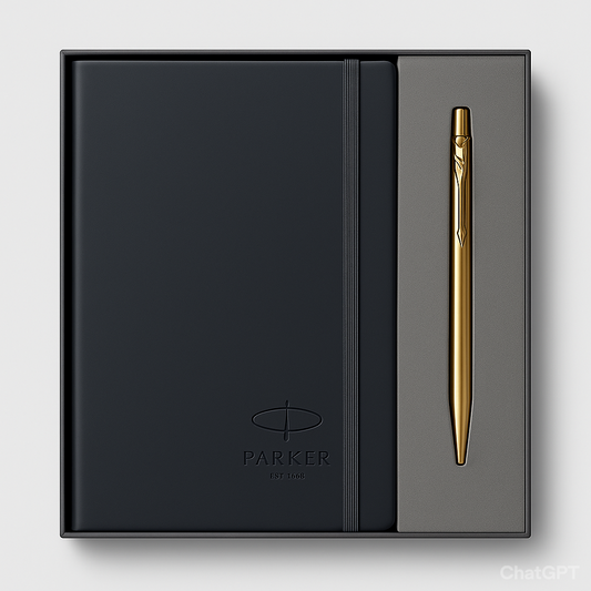 Parker Classic Gold Ball Pen With Diary Combo